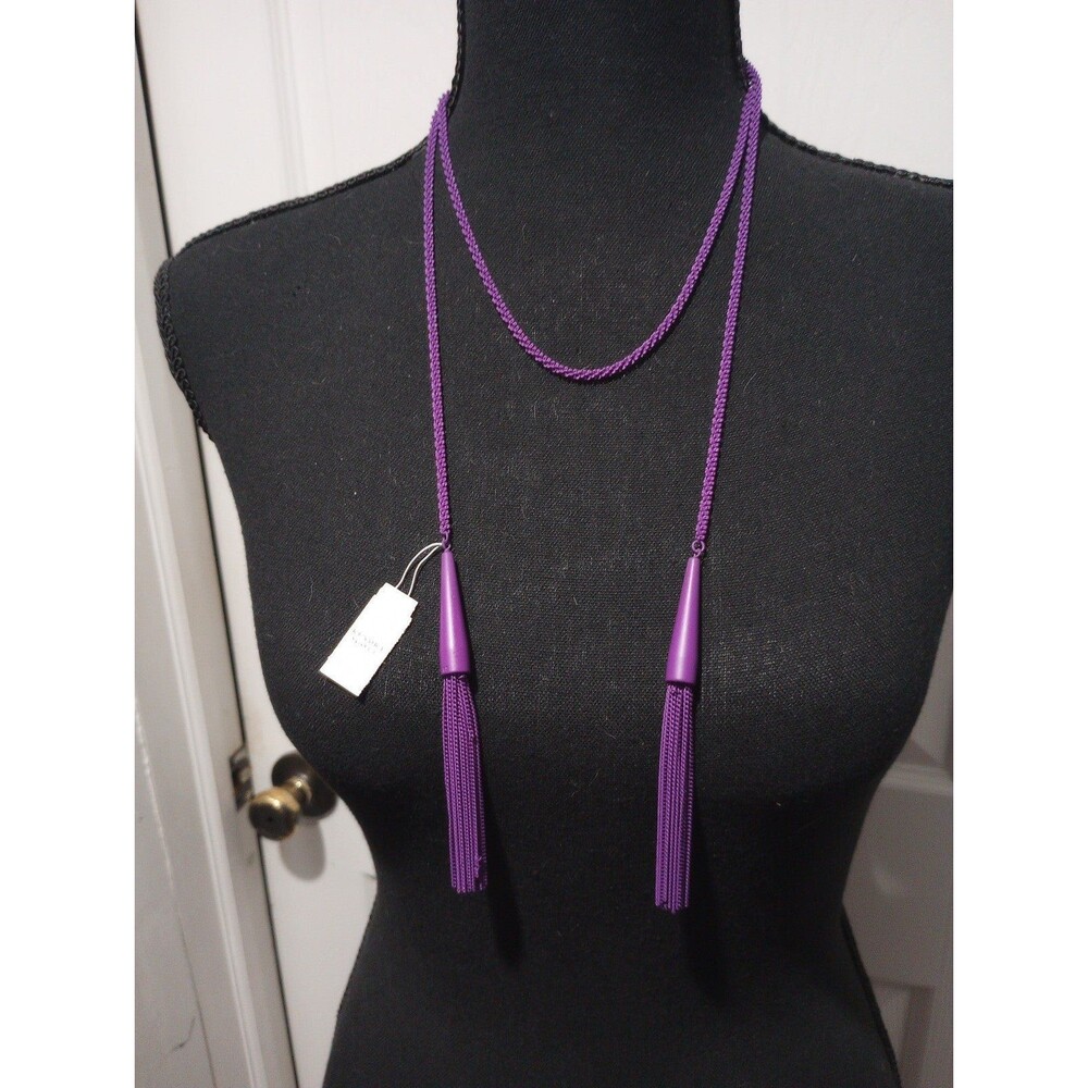 New Kendra Scott Phara  Lariat Purple Necklace Adjustable